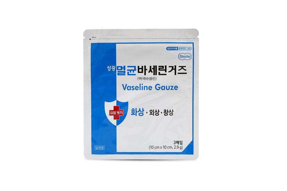Sungkwang Sterilizing Vaseline Gauze (White Vaseline)