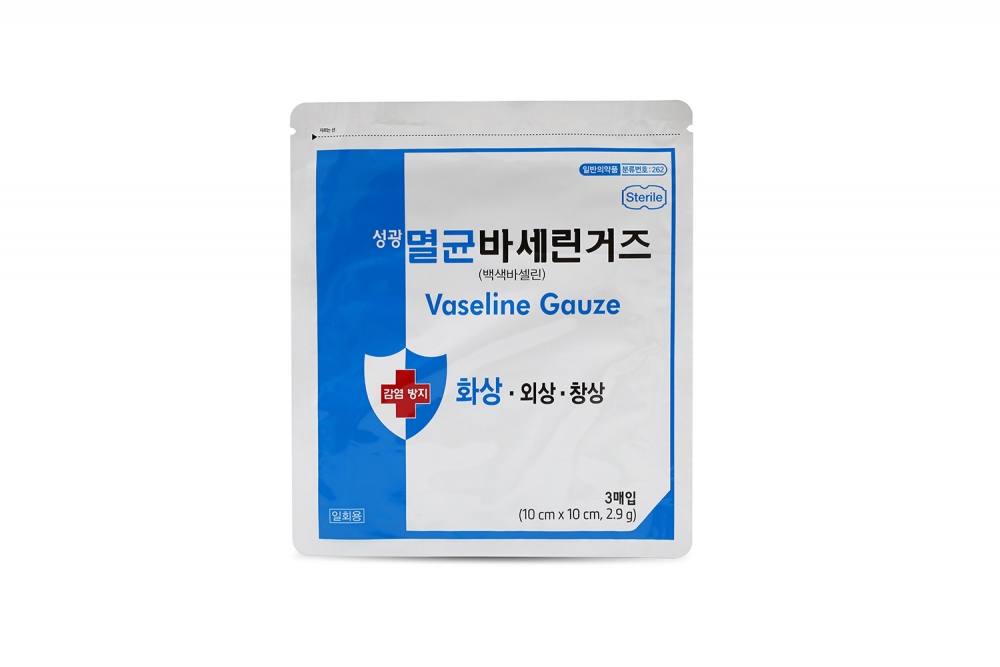 성광멸균바세린거즈(백색바셀린)